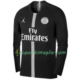 Divisa di Calcio Paris Saint Germain Jodan Nero Terza 2018/2019 Manica Lunga